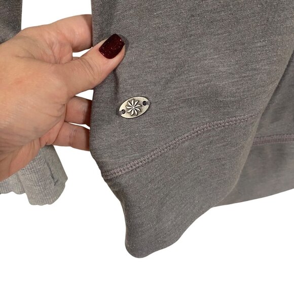 Athleta Tranquility Gray Cowl Neck Pullover Tunic‎ Size M - Picture 3 of 9